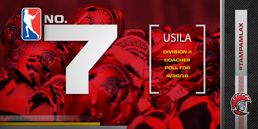 Spartans Climb Two Spots in Latest USILA Coaches Poll