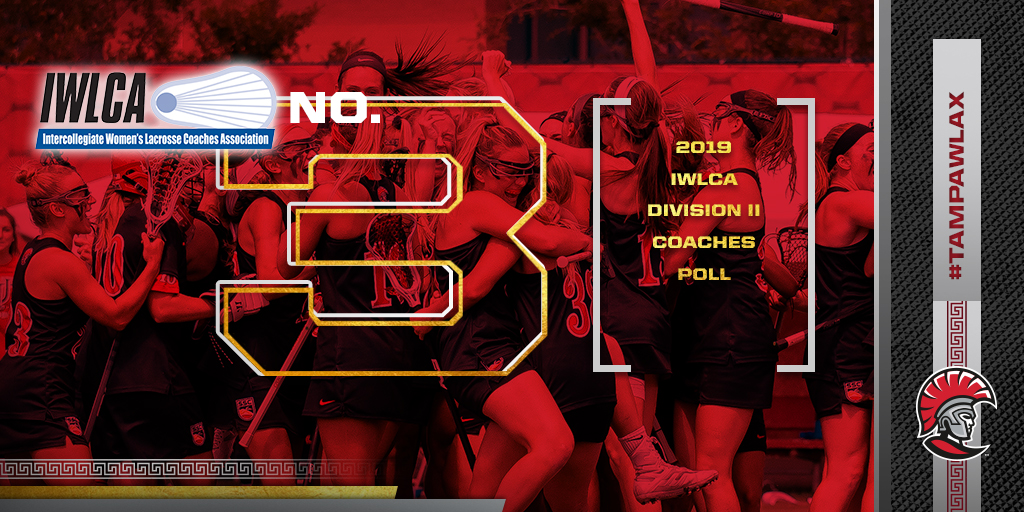 Tampa Women's Lacrosse Ends Regular Season No. 3 in the IWLCA Coaches Poll