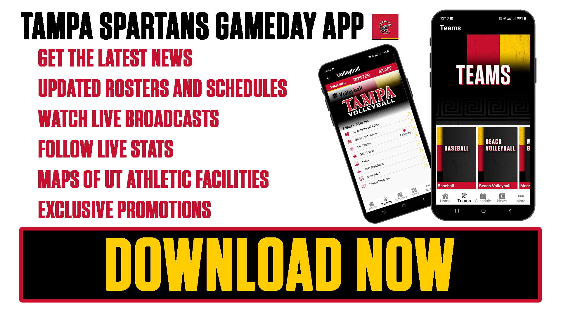 Tampa Spartans Gameday App