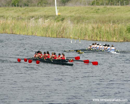 Spartan Rowing Opens Spring Season at Mayors Cup