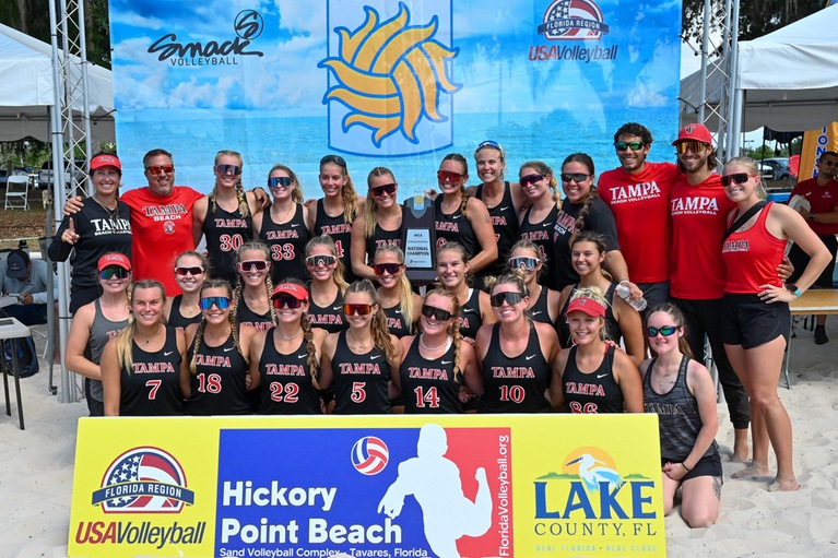 University of Tampa Beach Volleyball Crowned AVCA Division II National Champions