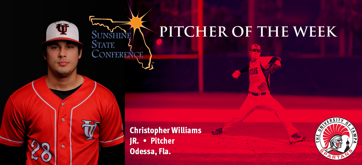 Williams Named SSC Pitcher Of The Week