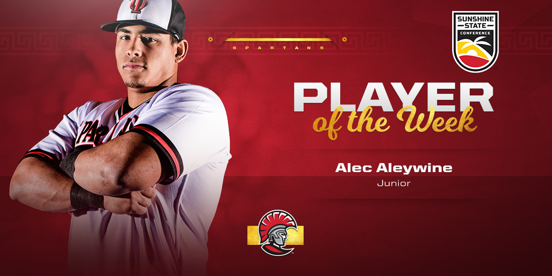 Alec Aleywine Earns SSC Player of Week Honors
