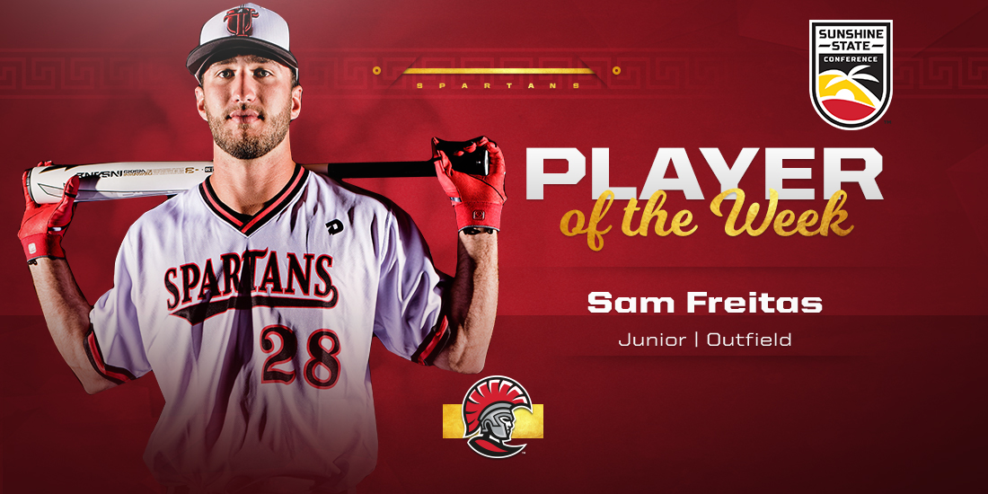 Sam Freitas Earns SSC Player of Week Recognition