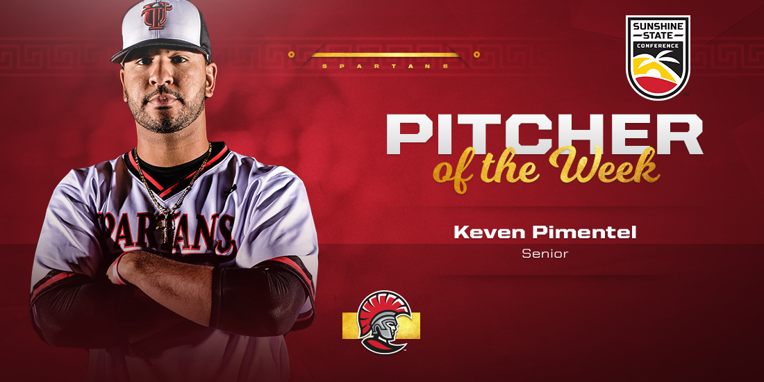 Keven Pimentel Named SSC Pitcher of the Week