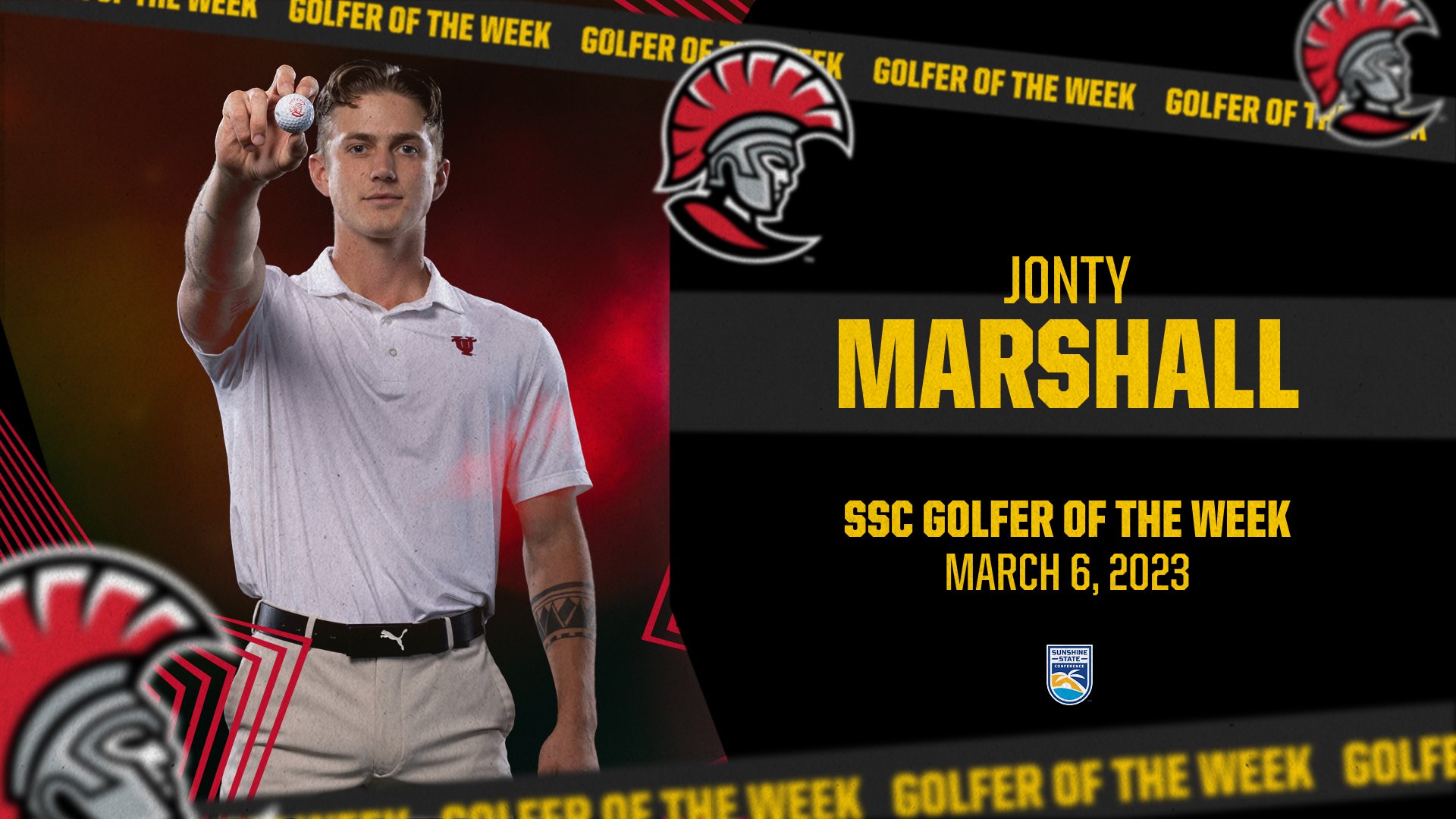 Jonty Marshall Named SSC Golfer of the Week