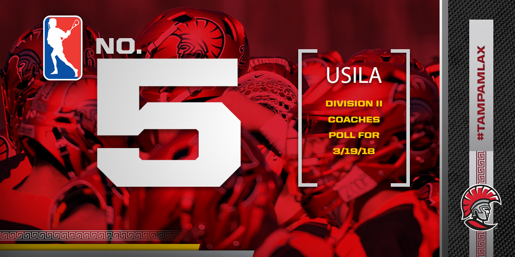 Spartans Climb USILA Coaches Poll