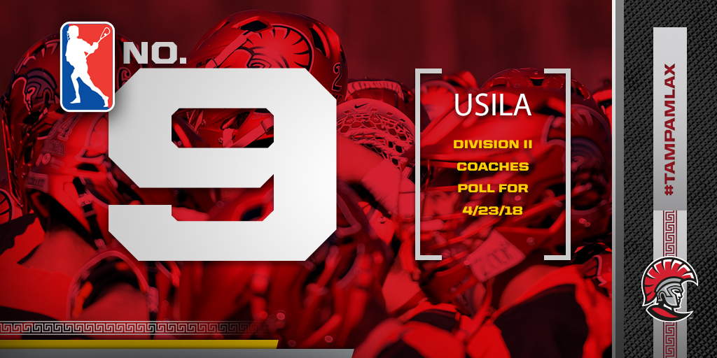 Spartans Receive No. 9 Ranking in Latest USILA Coaches Poll