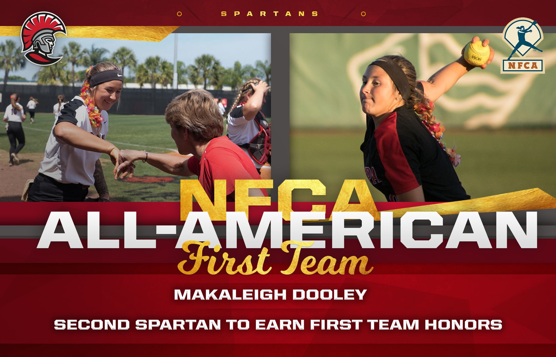 Makaleigh Dooley Named All-American, by NFCA and D2CCA