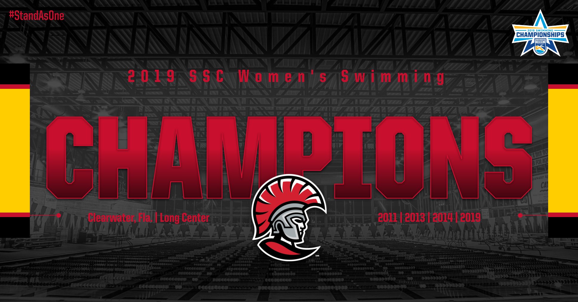 Tampa Women's Swimming Wins 2019 SSC Championship