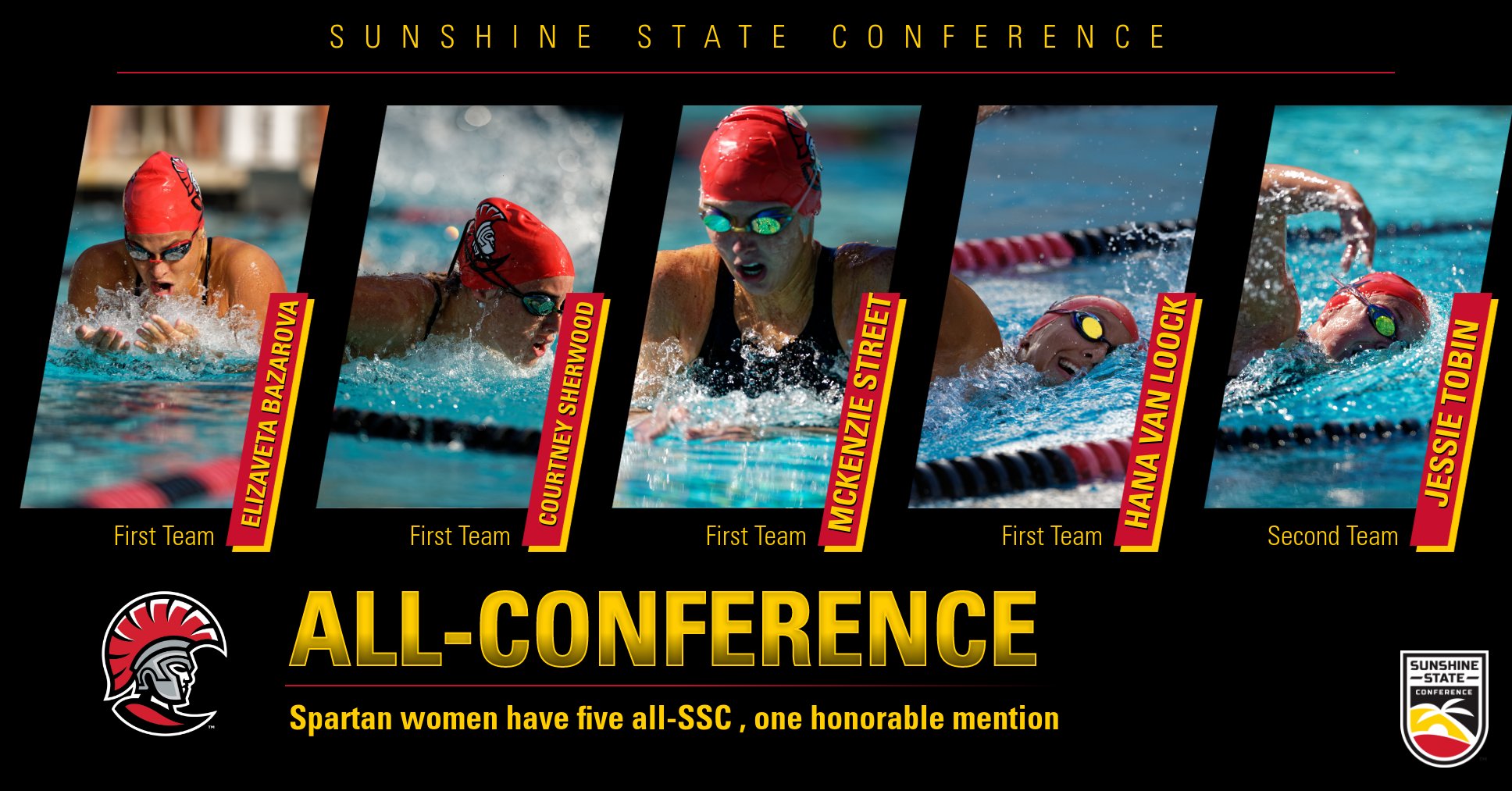 SSC Champs Place Six on All-Conference Team