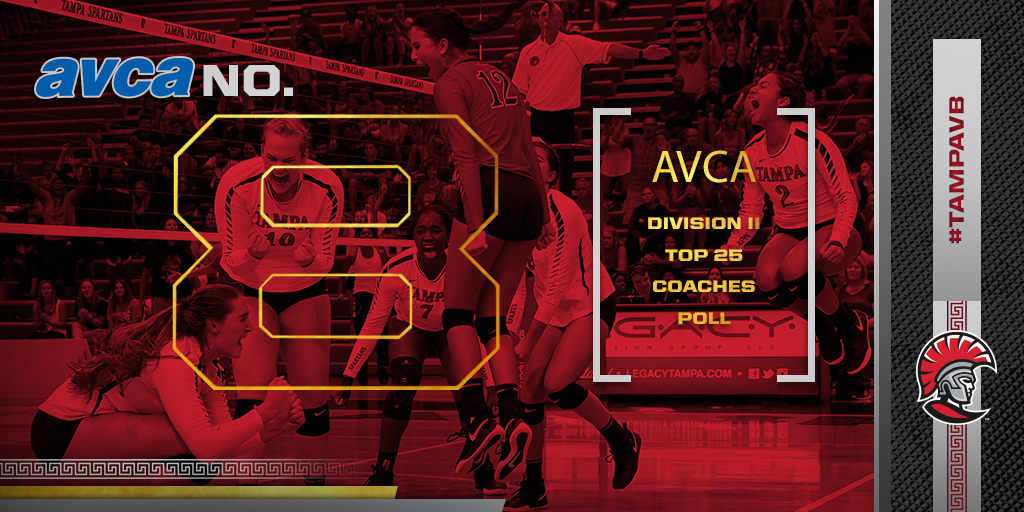 Tampa Holds National Rank in Latest AVCA Poll