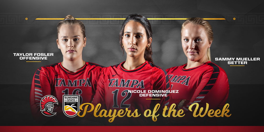 Tampa Volleyball Sweeps SSC Player of the Week Awards
