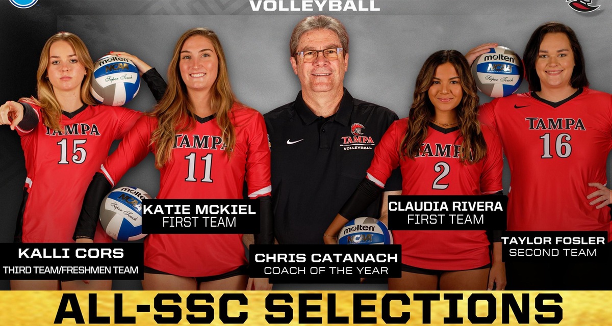 Tampa Volleyball Has Four Players Receive All-SSC Honors
