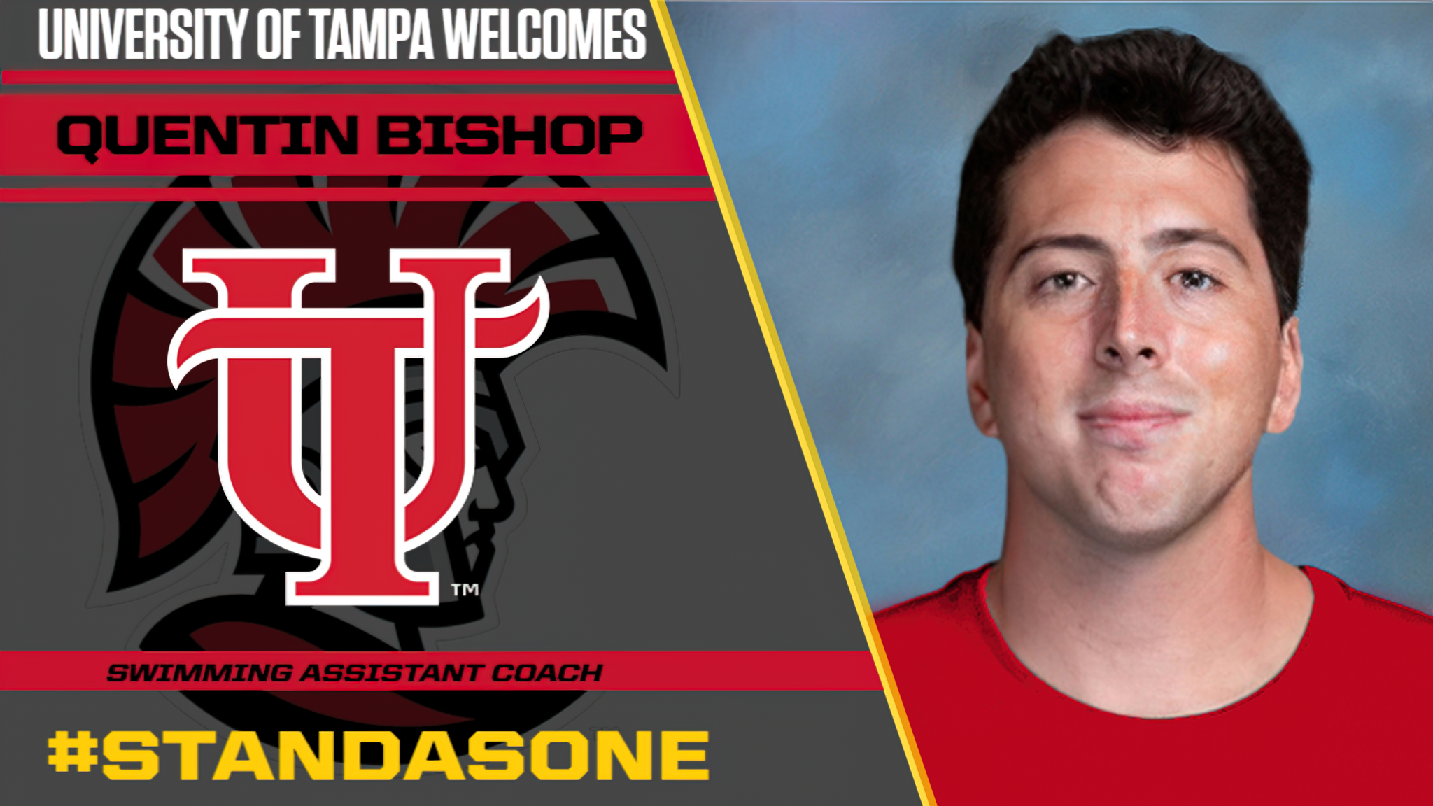 University of Tampa Assistant Swimming Coach Quentin Bishop