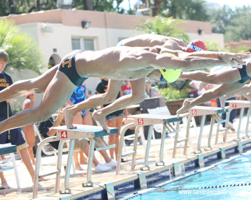 Emory Tops Tampa in Dual Meet Action