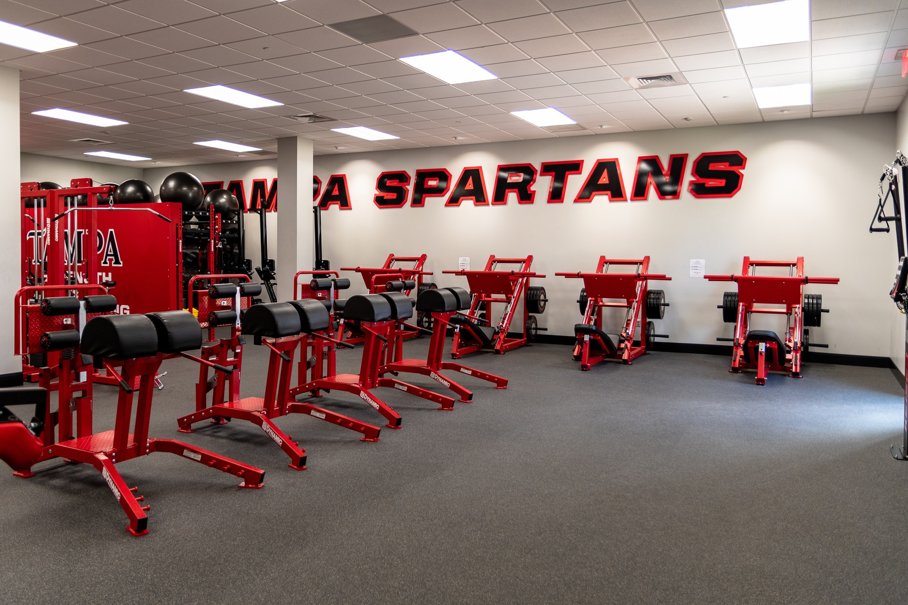 University of Tampa Athletics Strength Room
