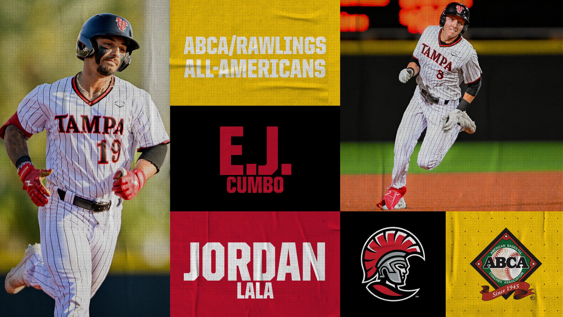 2023 ABCA/Rawlings All-Americans E.J. Cumbo and Jordan Lala