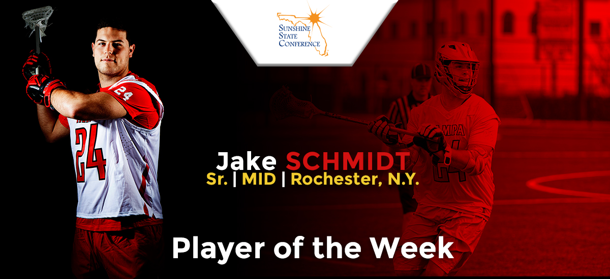 Jake Schmidt  Earns SSC  Player Of The Week Honors