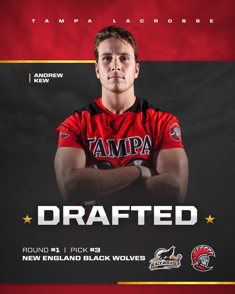 Kew Selected in First Round of NLL Draft