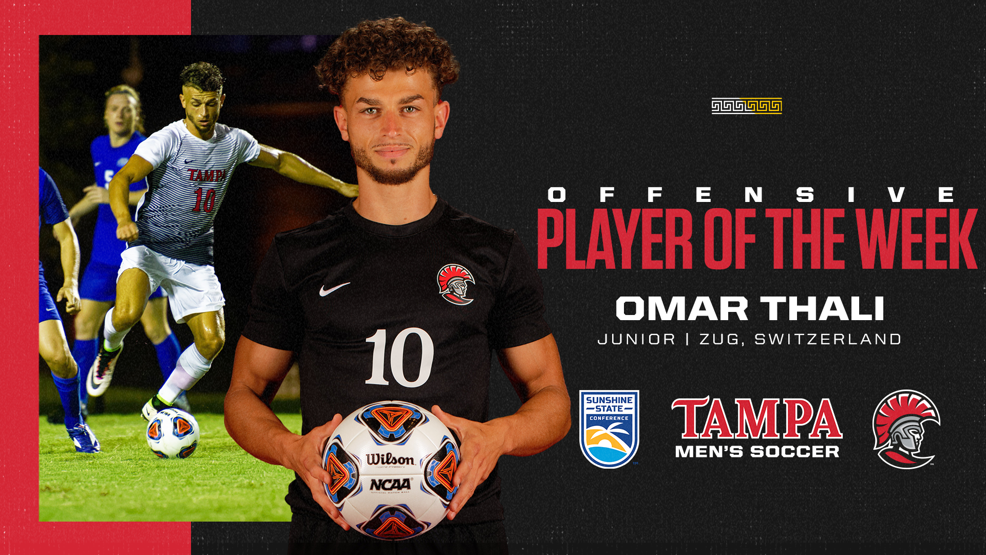 SSC Offensive Player of the Week Omar Thali
