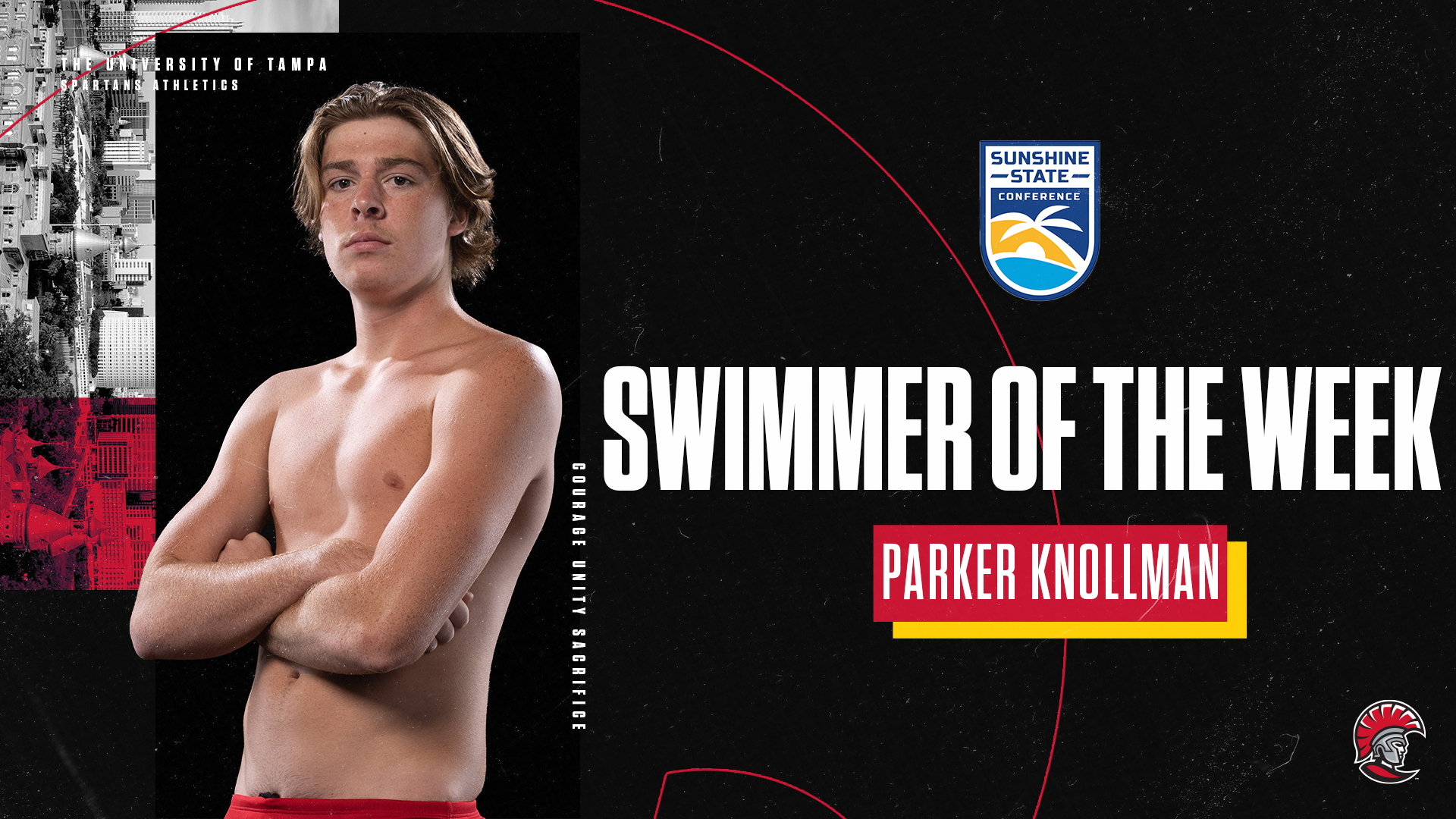 Parker Knollman Named SSC Swimmer of the Week