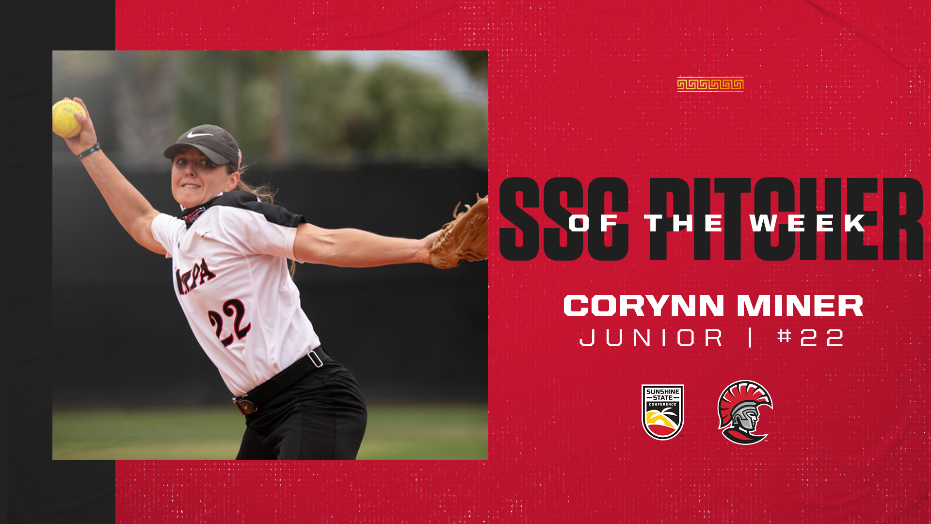 Mariah Galhouse Secures SSC Pitcher of the Week Honors