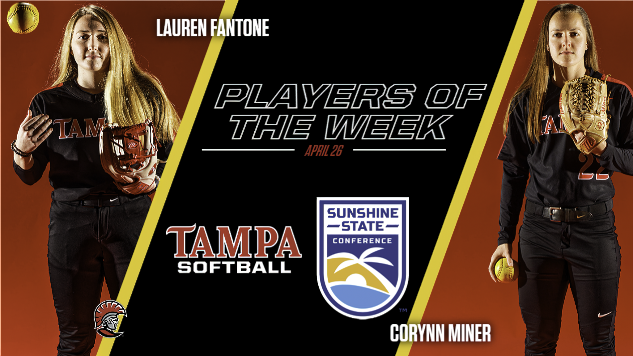 Lauren Fantone and Corynn Miner SSC Players of the Week