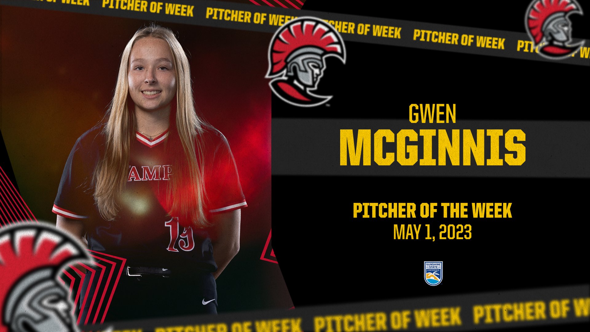SSC Pitcher of the Week Gwen McGinnis