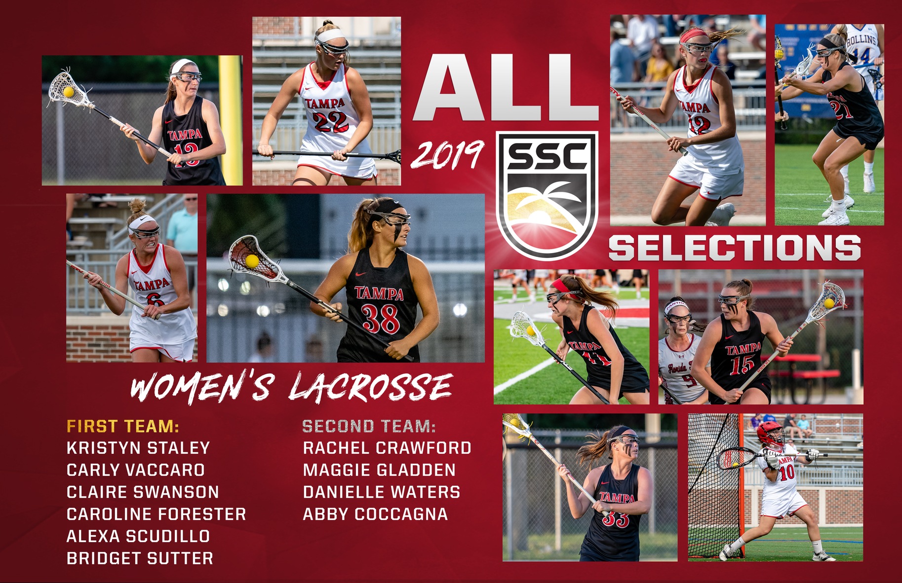 2019 ALL-SSC Selections, Swanson and Gallagher Earn Player and Coach of the Year