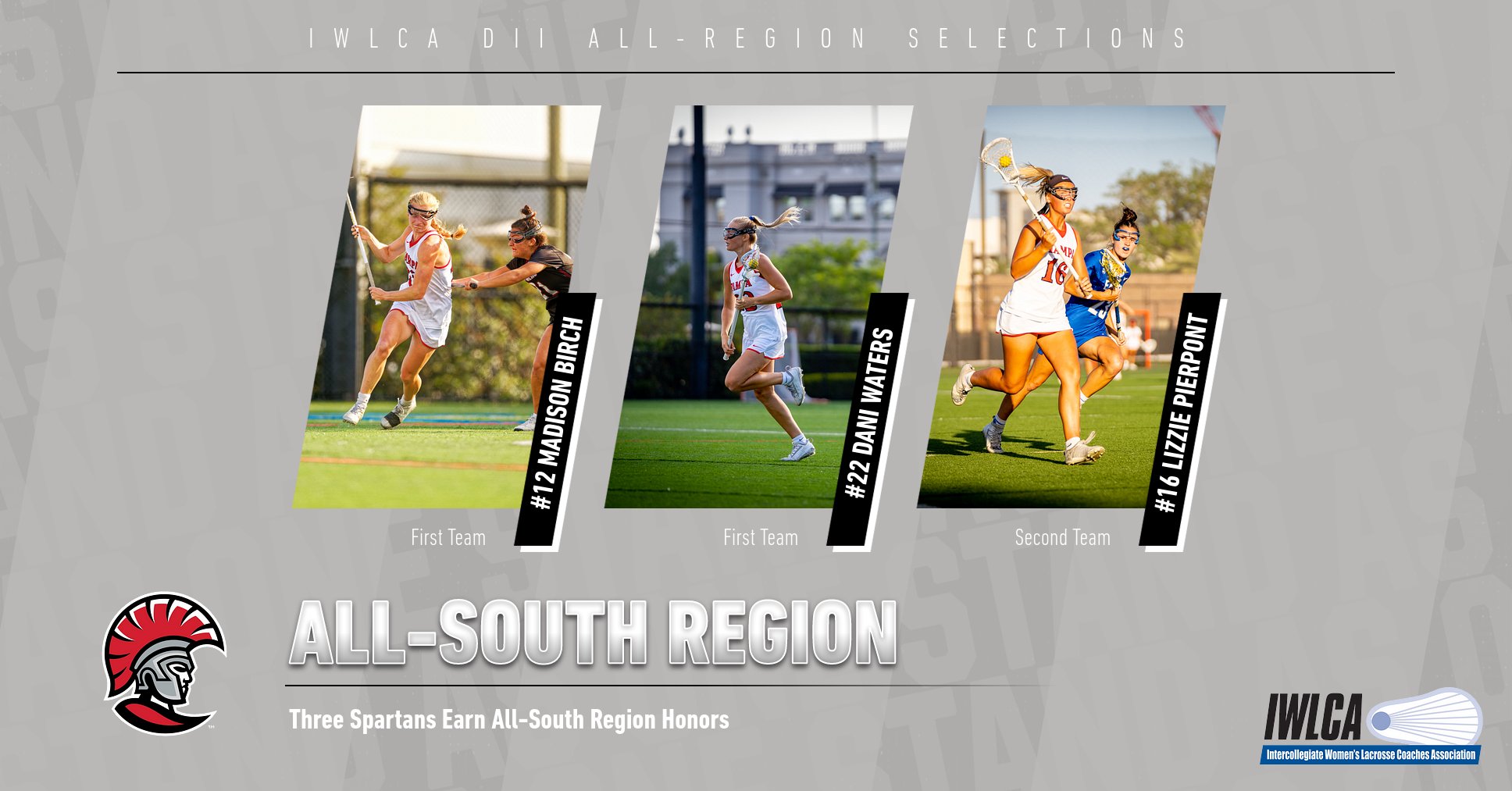 Birch, Pierpont and Waters Named to IWLCA All-South Region Teams