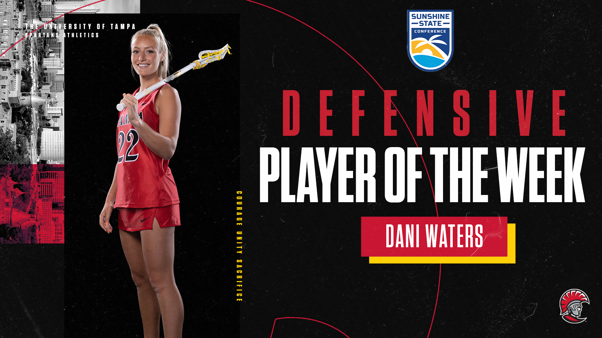 Dani Waters Recognized as Sunshine State Conference Defensive Player of the Week