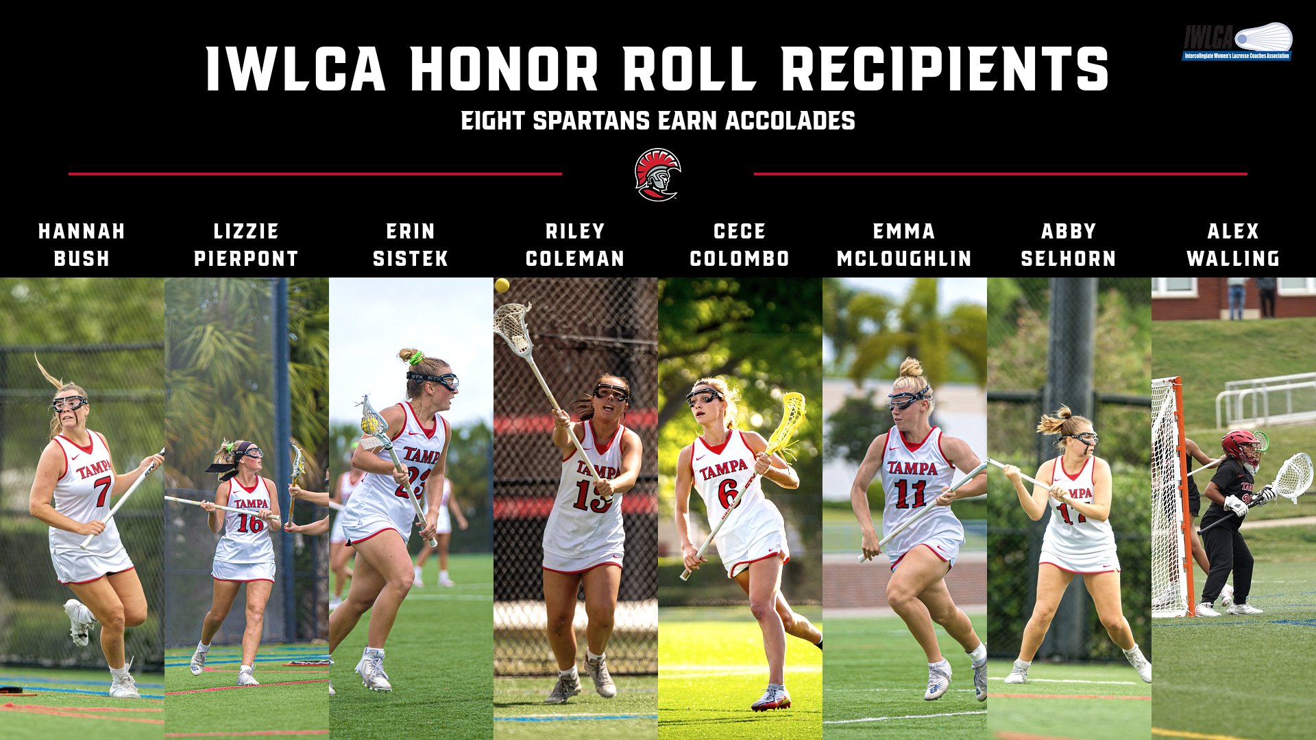 Eight Spartans Named to IWLCA Honor Roll