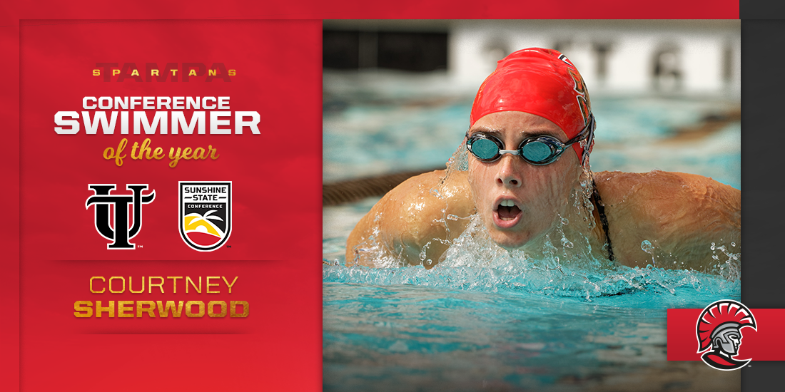 Courtney Sherwood Receives SSC Swimmer of the Year Award
