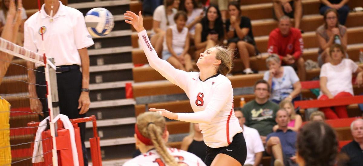 Volleyball Solves Embry-Riddle in Four Sets