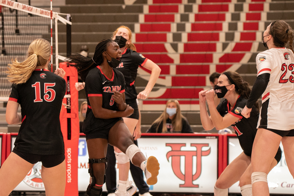 The University of Tampa Spartans Volleyball Team