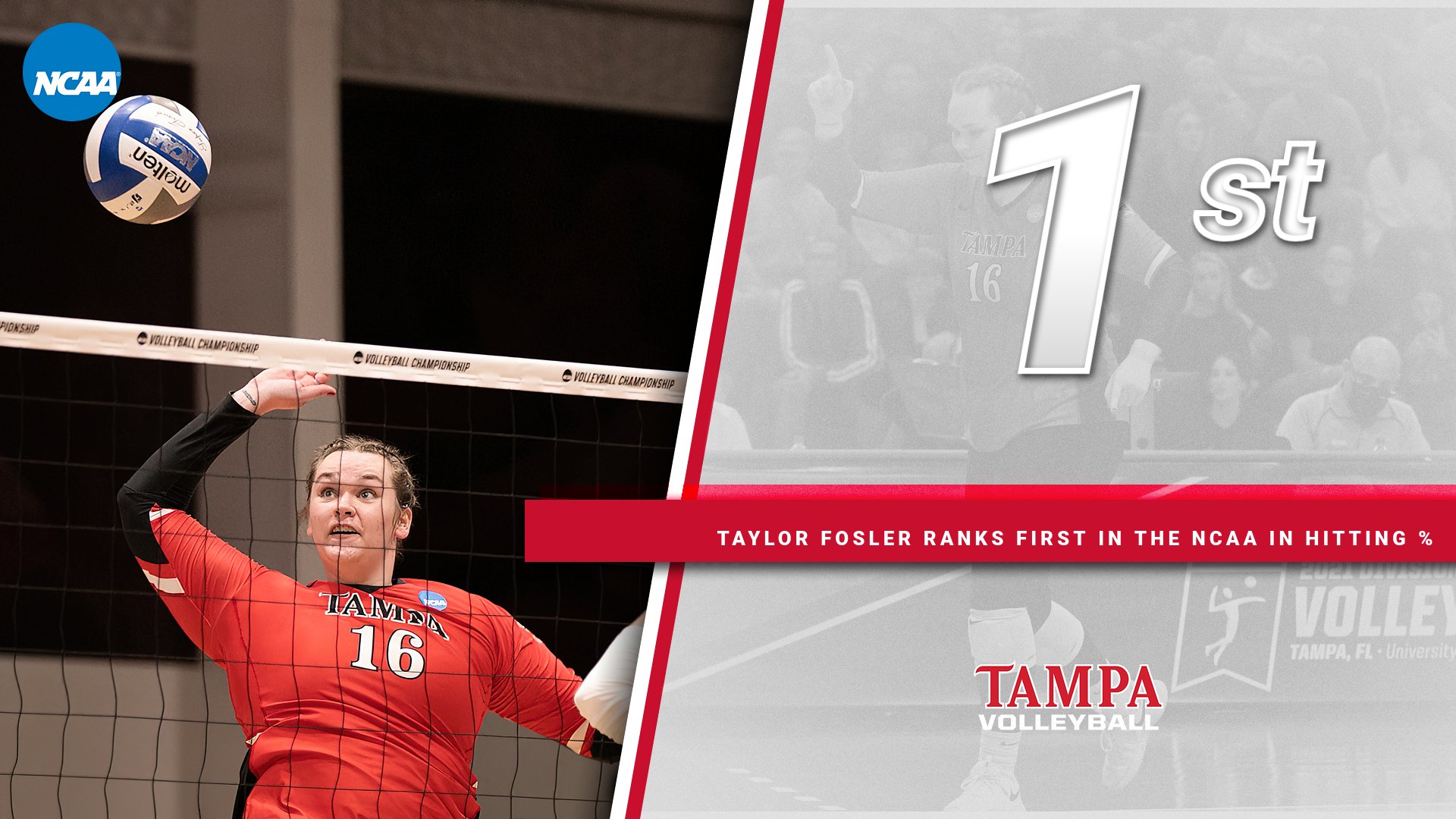 Taylor Fosler Ranks No. 1 in the Nation in Hitting Percentage