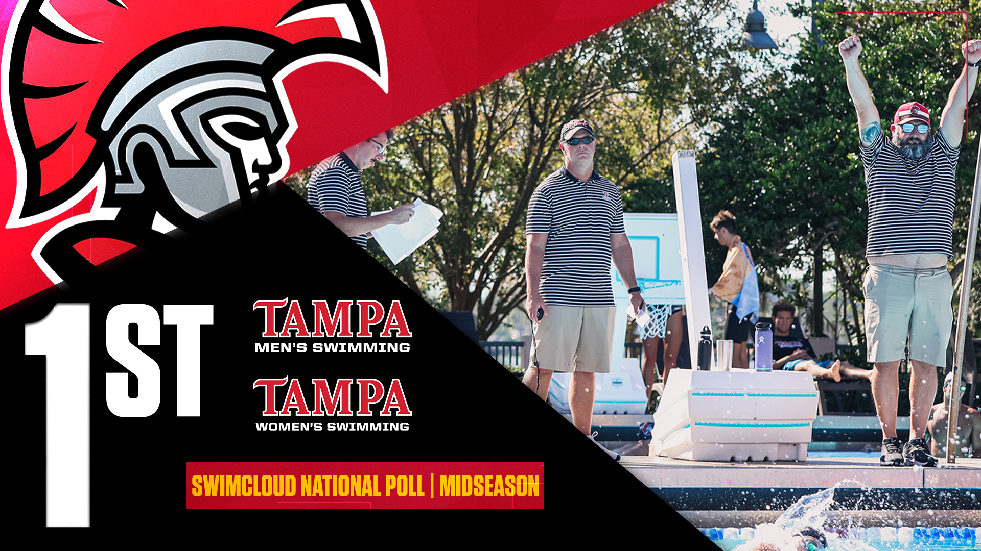 Tampa Men's and Women's Swimming Ranked First in Nation